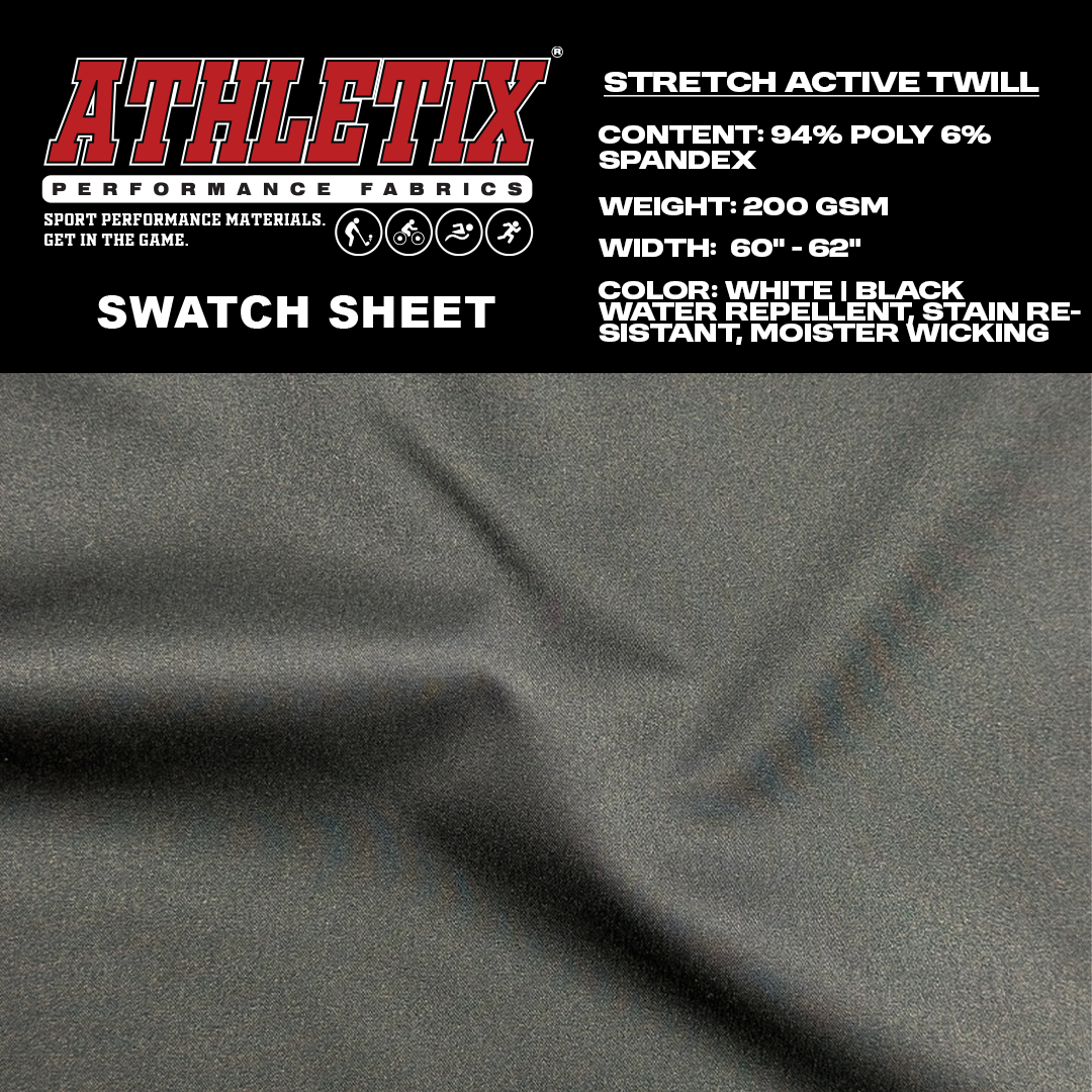 STRETCH ACTIVE TWILL DWR