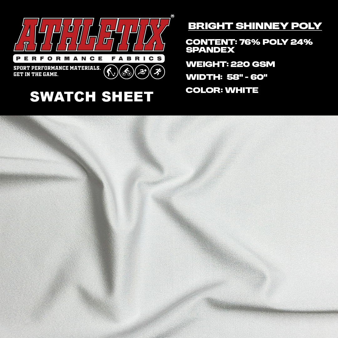 BRIGHT SHINNY POLY SPANDEX