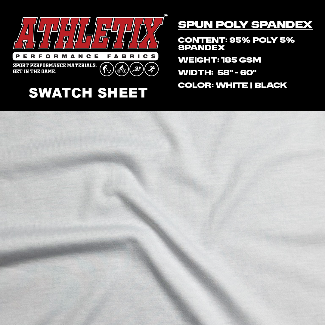 SPUN POLY SPANDEX