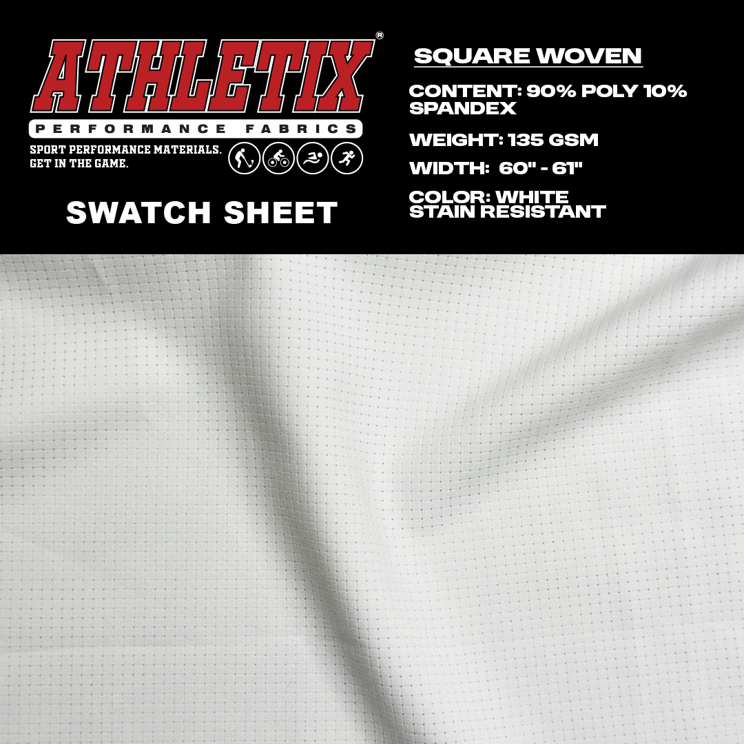 STRETCH WOVEN SQUARE.